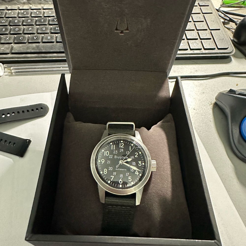 Bulova Automatic Military Hack Watch